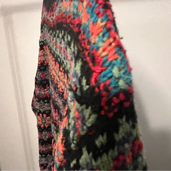 Vintage L.L. Bean Multicolor Patterned 100% Cotton Sweater - Picture 4 of 4